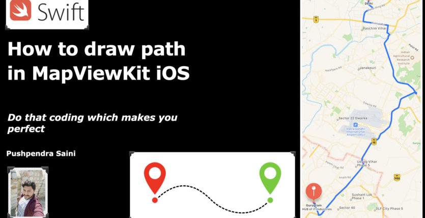 How to draw path in MapViewKit iOS
