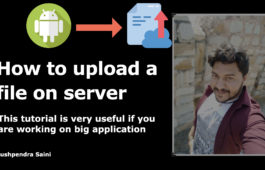 upload file on server in android