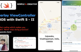 Overlay Controller in iOS with Swift 5 - II