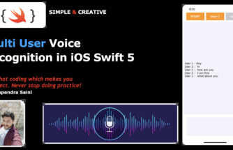 Multi User Voice recognition in iOS Swift 5