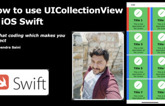 How to use collection view in ios Swift