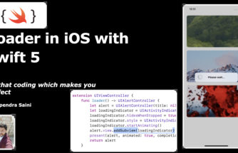 How to create Loader in iOS with swift 5