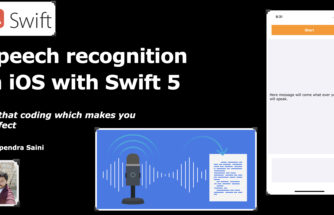 How to do speech recognition in iOS with swift 5
