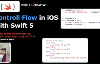 Controll Flow in iOS with Swift 5