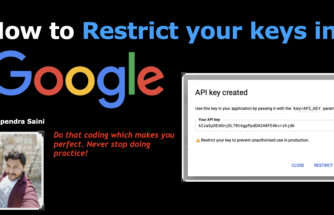 Restrict your keys in Google