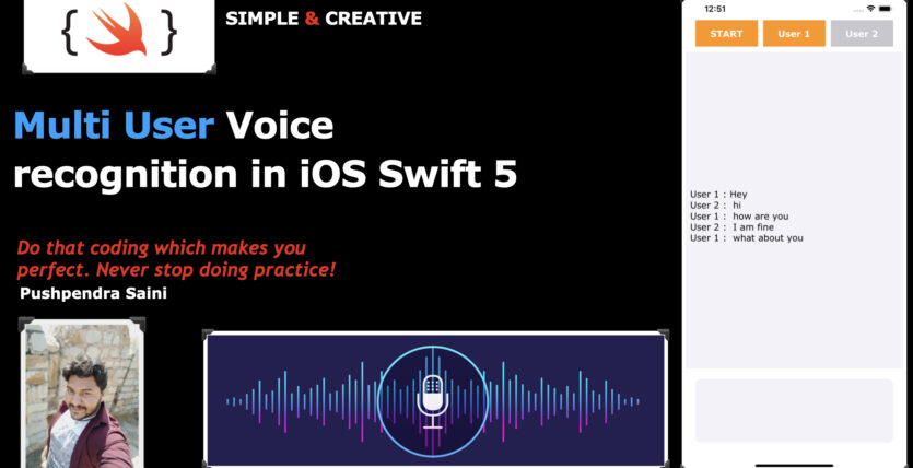 Multi User Voice recognition in iOS Swift 5