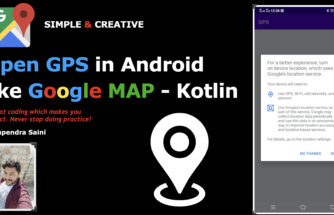 Open GPS in Android like Google MAP