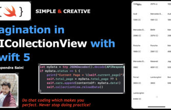 Pagination in UICollectionView with Swift 5